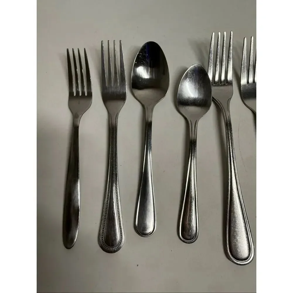 Set Of 10 Stainless Vintage Flatware Mixed